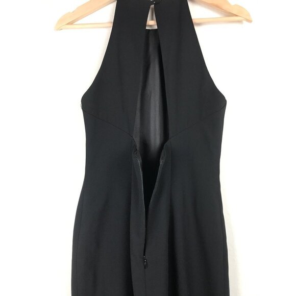 Laundry Open Back Halter Dress Black Size 6 - Picture 3 of 8